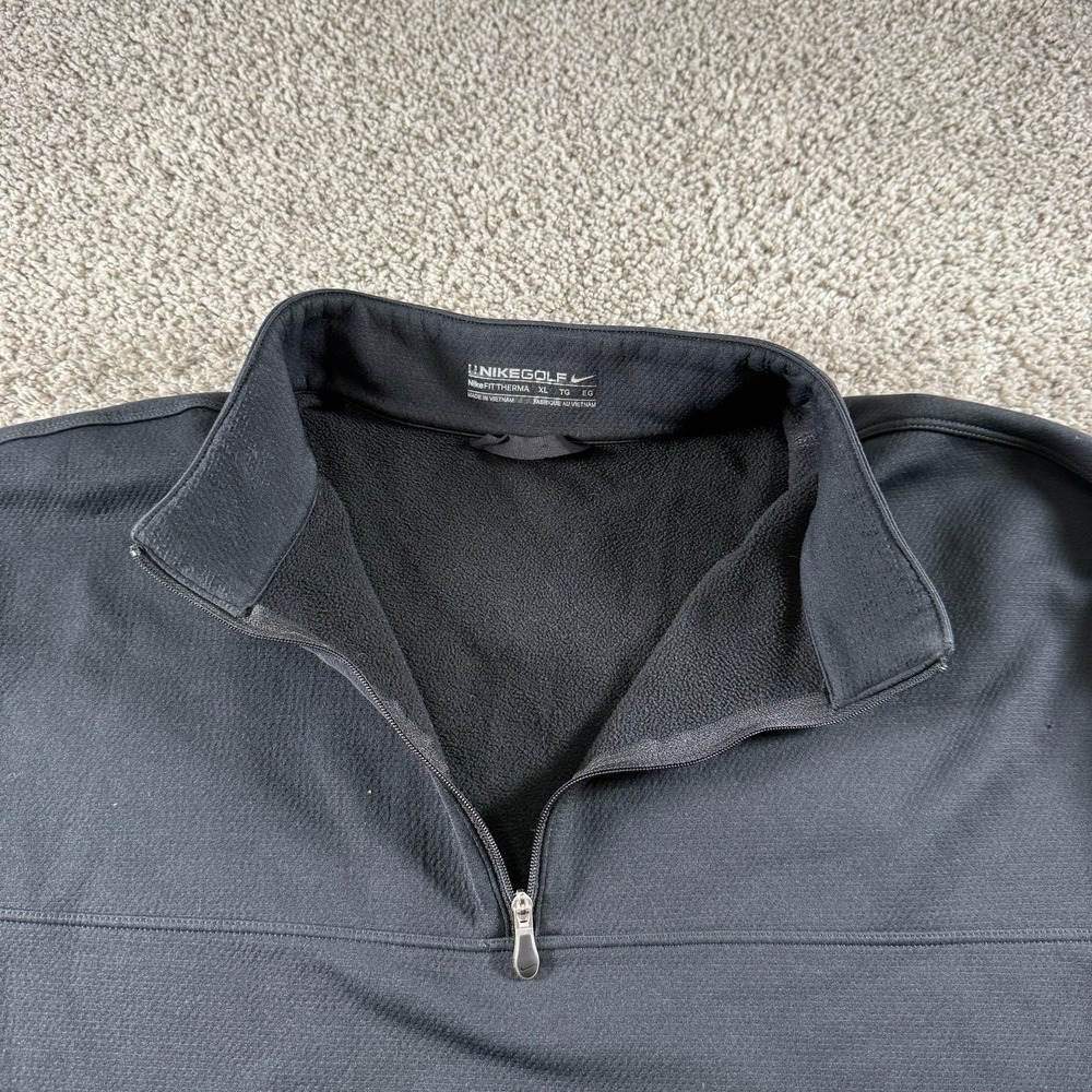 Nike Therma Fit Sweater Mens XL 1/4 Zip Pullover Golf Active Performance Classic - Picture 3 of 15